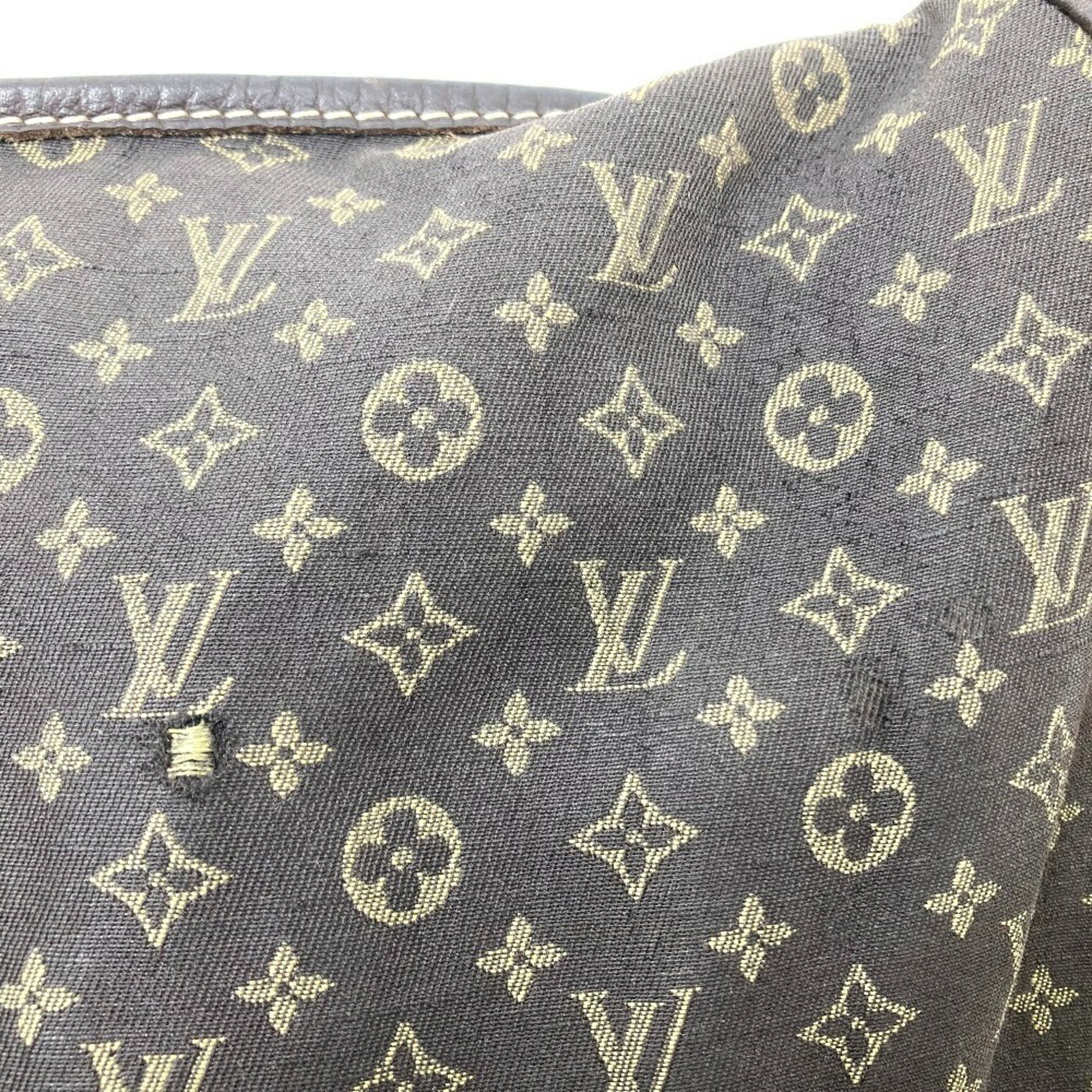 LOUIS VUITTON M95619 Monogram Run Manon MM Shoulder Bag Canvas Women's Brown