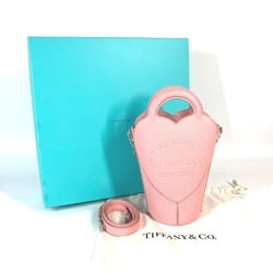 TIFFANY&Co. Tiffany 72458478 Return to Crossbody Bag Heart Chain Pochette Japan Limited Shoulder Leather Women's Blush Pink