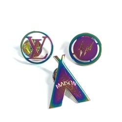 LOUIS VUITTON MP1859 Fragment Collaboration Eclipse Pin Brooch 3-Piece Set Metal Men's Multicolor