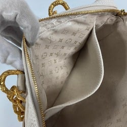 LOUIS VUITTON M95407 Polka Dots Panama Tinkerbell Handbag with Bell Canvas Women's Ivory White