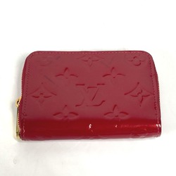 LOUIS VUITTON M93608 Monogram Vernis Zippy Coin Purse Wallet Round Wallet/Coin Case Women's Pomme d'Amour Red