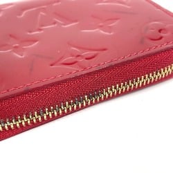 LOUIS VUITTON M93608 Monogram Vernis Zippy Coin Purse Wallet Round Wallet/Coin Case Women's Pomme d'Amour Red