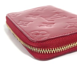 LOUIS VUITTON M93608 Monogram Vernis Zippy Coin Purse Wallet Round Wallet/Coin Case Women's Pomme d'Amour Red