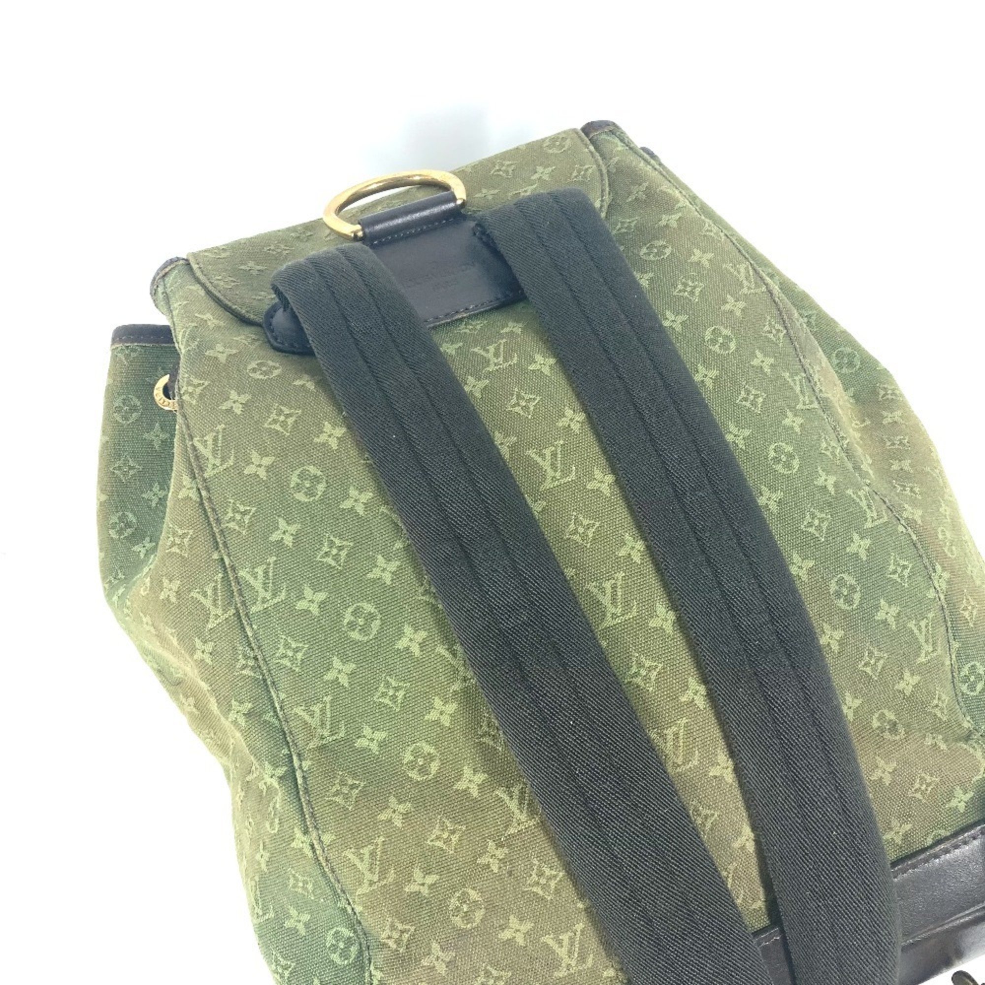 LOUIS VUITTON M92456 Monogram Montsouris GM Backpack Rucksack Canvas Men's Khaki