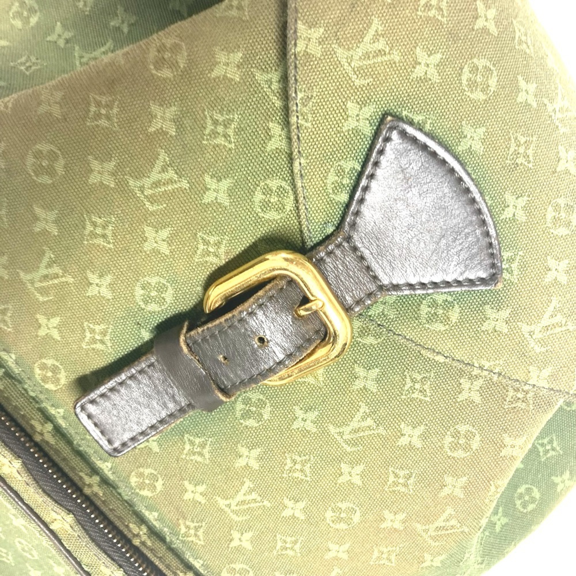 LOUIS VUITTON M92456 Monogram Montsouris GM Backpack Rucksack Canvas Men's Khaki