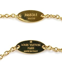 LOUIS VUITTON Louis Vuitton Metal Bracelet Essential V Pearl M68361 4.8g 15~18.5cm Women's