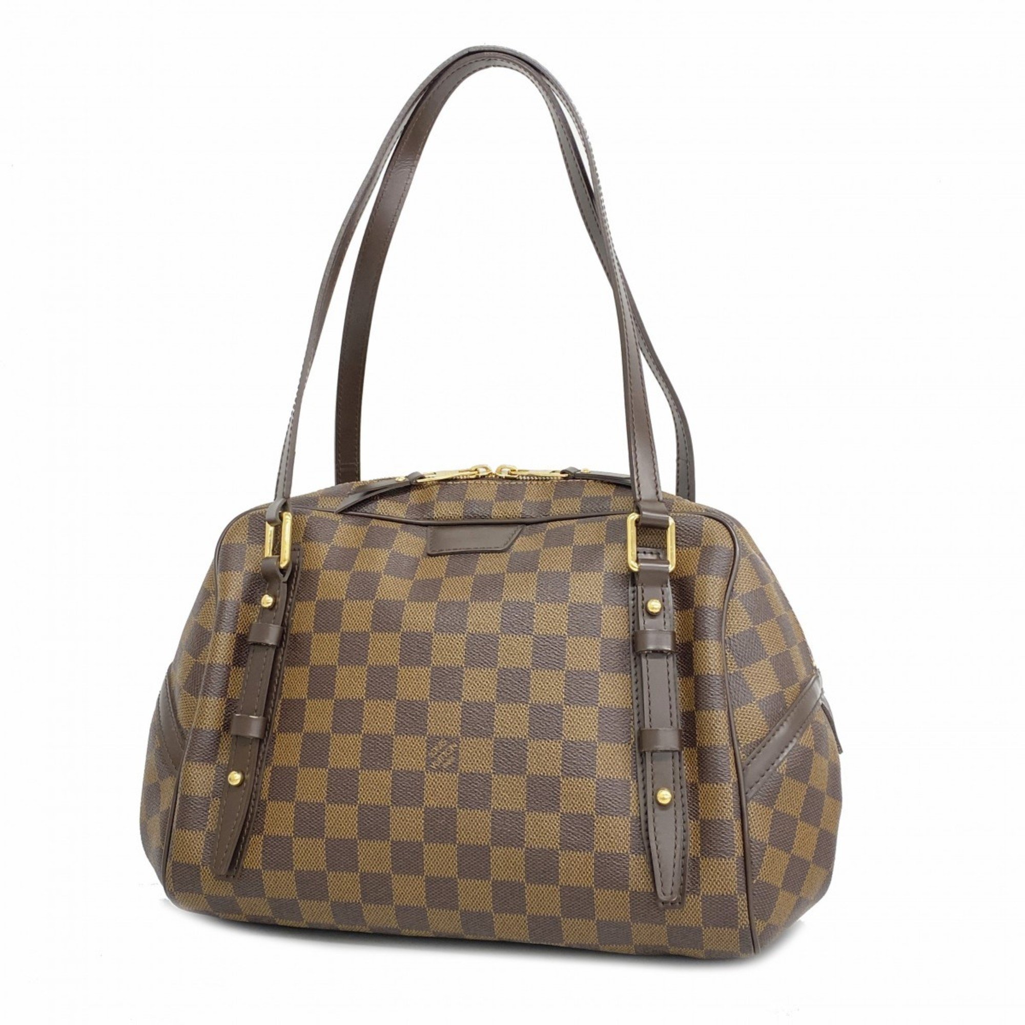 Louis Vuitton Shoulder Bag Damier Rivington PM N41157 Ebene Ladies