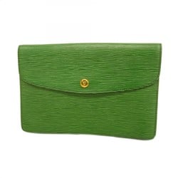 Louis Vuitton Clutch Bag Epi Montaigne 27 M52654 Borneo Green Ladies