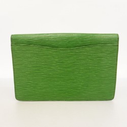 Louis Vuitton Clutch Bag Epi Montaigne 27 M52654 Borneo Green Ladies