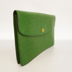 Louis Vuitton Clutch Bag Epi Montaigne 27 M52654 Borneo Green Ladies