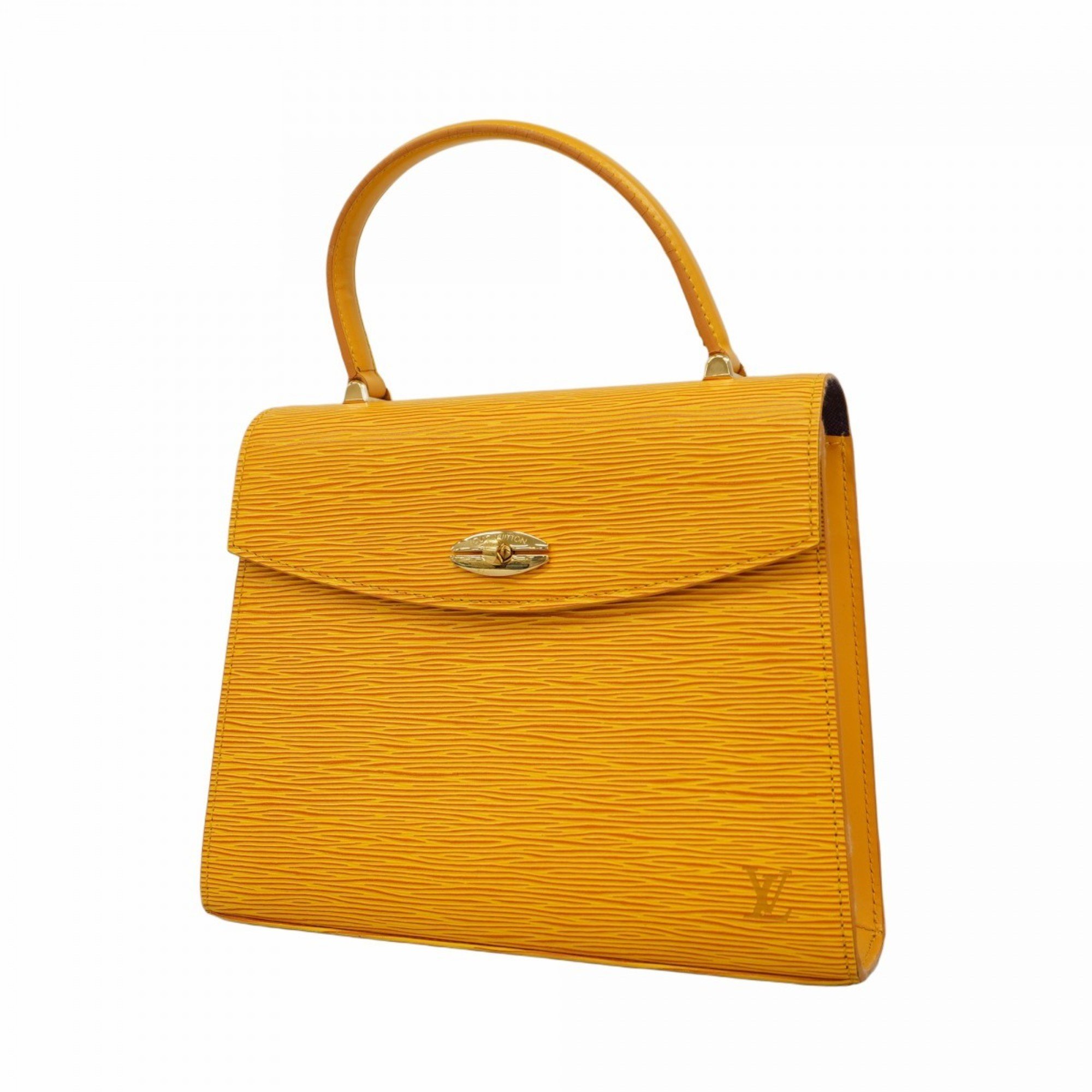 Louis Vuitton Handbag Malesherbes M52379 Tassili Yellow