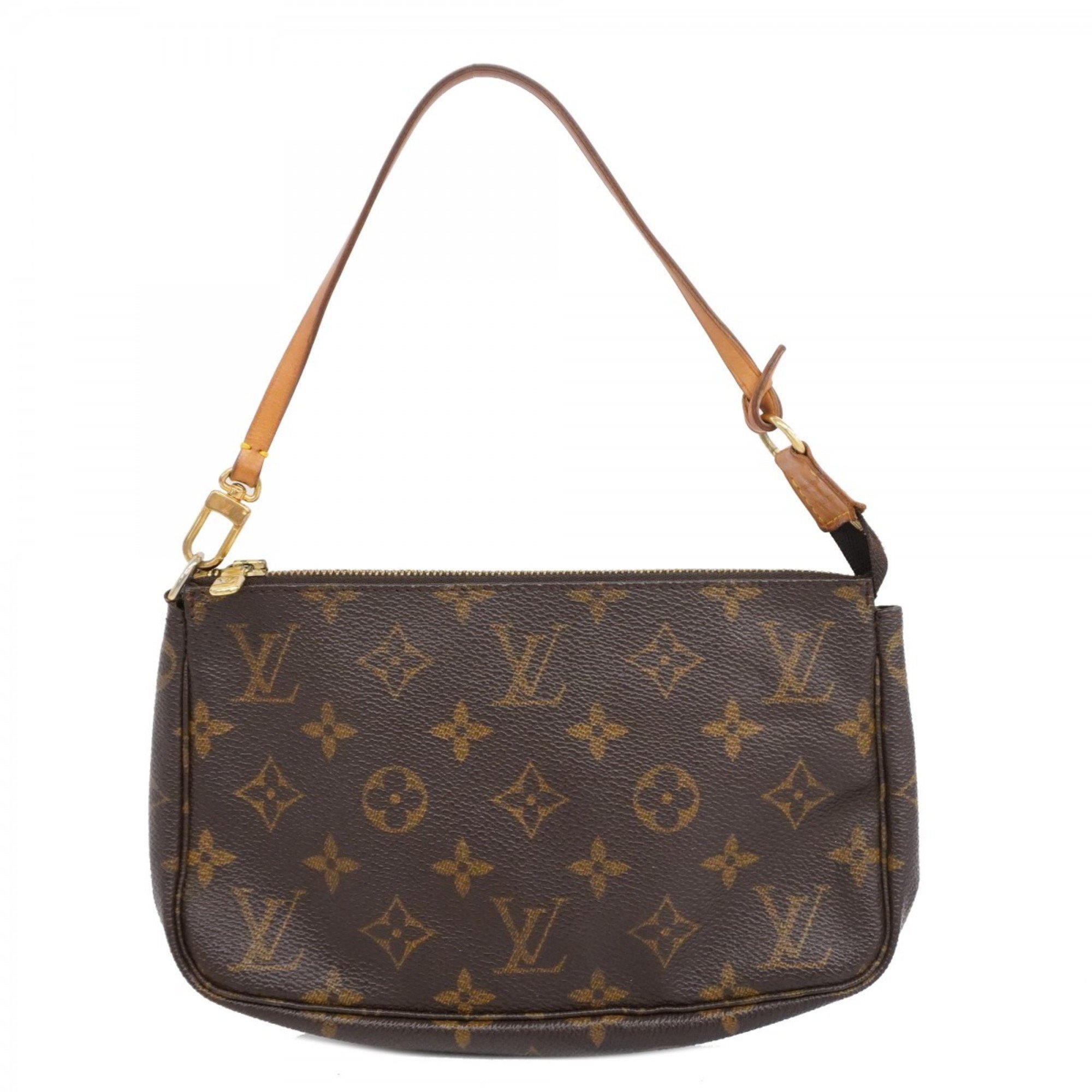 Louis Vuitton Pouch Monogram Pochette Accessoires M51980 Brown Women's