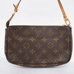 Louis Vuitton Pouch Monogram Pochette Accessoires M51980 Brown Women's