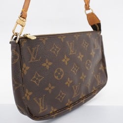 Louis Vuitton Pouch Monogram Pochette Accessoires M51980 Brown Women's