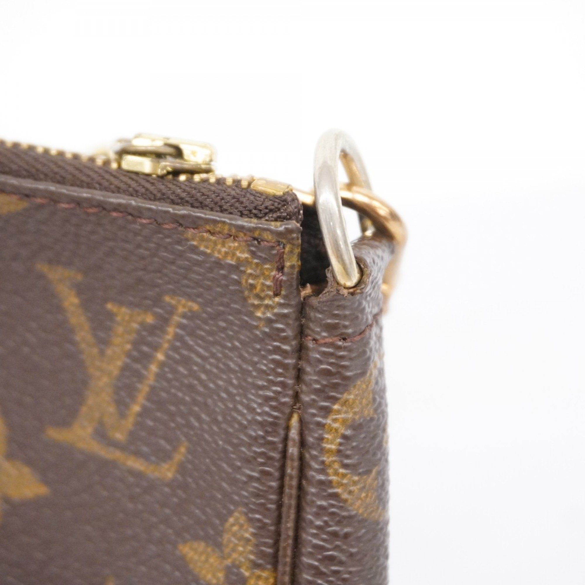 Louis Vuitton Pouch Monogram Pochette Accessoires M51980 Brown Women's