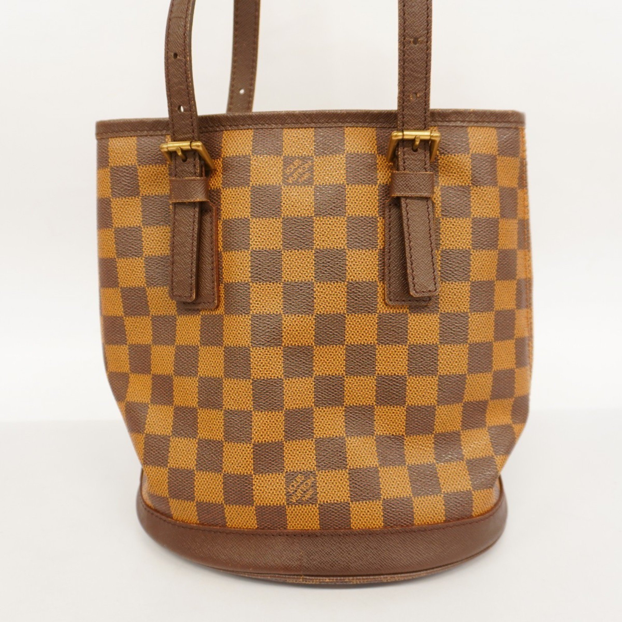 Louis Vuitton Tote Bag Damier Marais N42240 Ebene Ladies