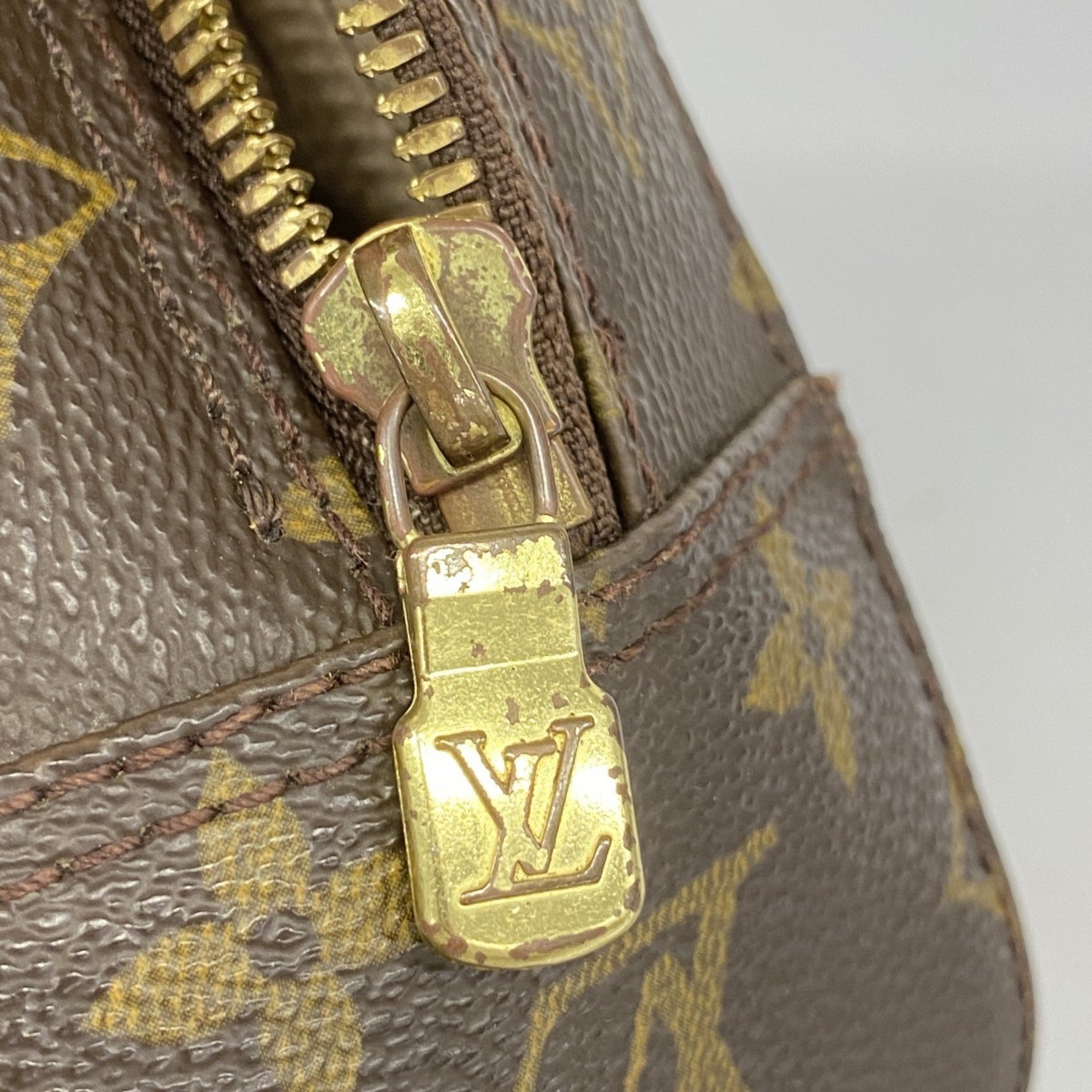 Louis Vuitton handbag Monogram Spontini M47500 brown ladies