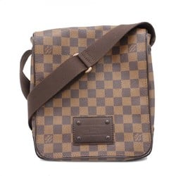 Louis Vuitton Shoulder Bag Damier Brooklyn PM N51210 Ebene Women's