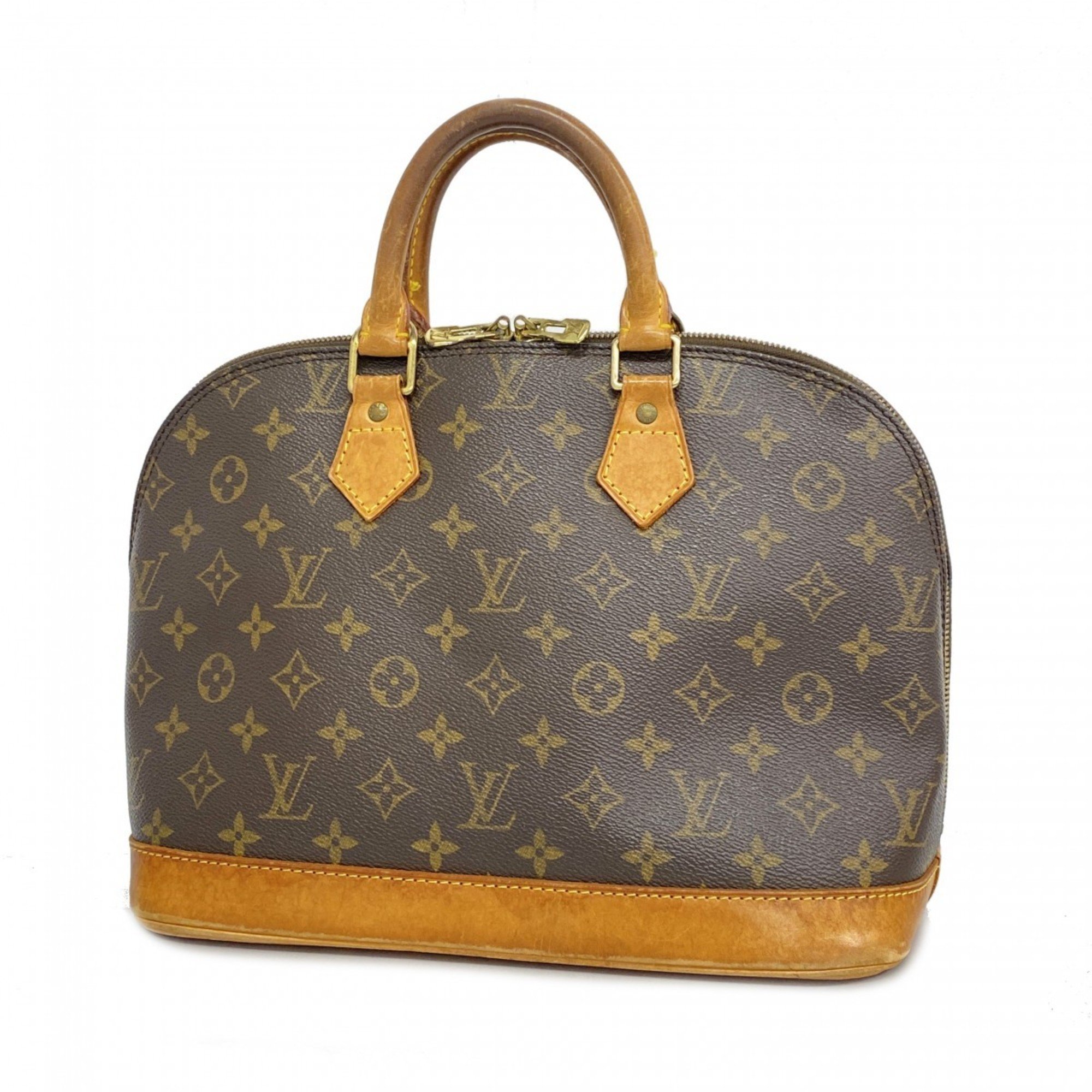 Louis Vuitton handbag Monogram Alma M51130 brown ladies