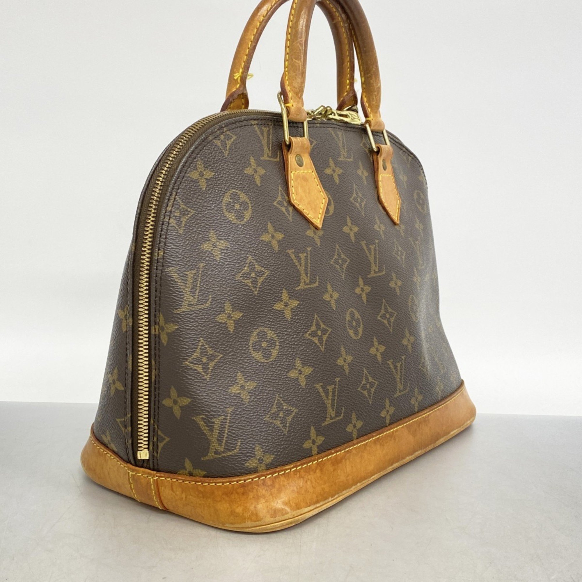 Louis Vuitton handbag Monogram Alma M51130 brown ladies