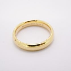 Tiffany Ring Wedding Band K18YG Yellow Gold #50 Ladies