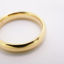 Tiffany Ring Wedding Band K18YG Yellow Gold #50 Ladies