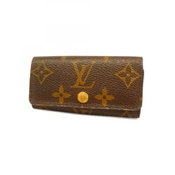 Louis Vuitton Key Case Monogram Multicle 4 M69517 Brown Men's Women's