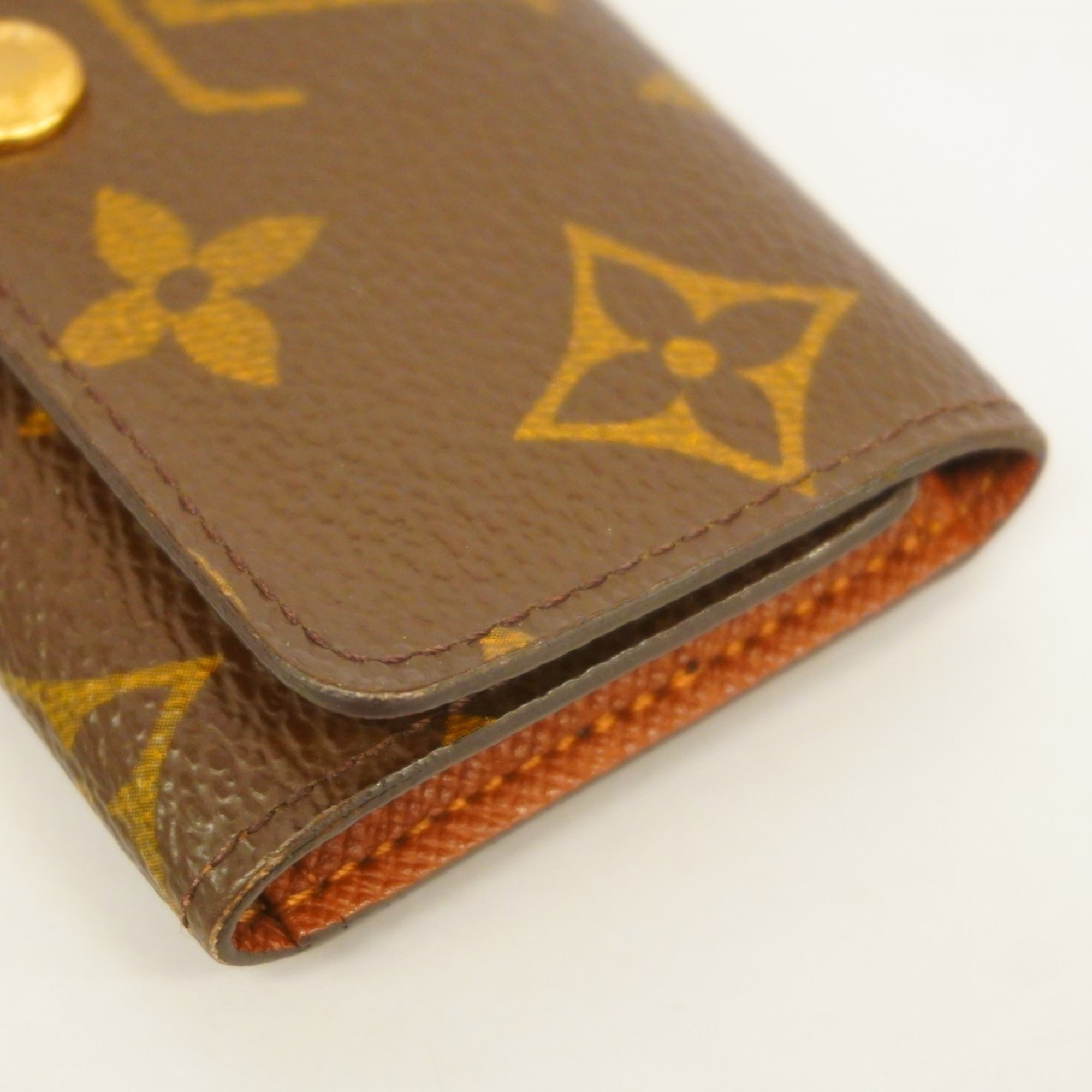 Louis Vuitton Key Case Monogram Multicle 4 M69517 Brown Men's Women's