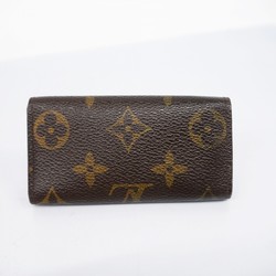 Louis Vuitton Key Case Monogram Multicle 4 M69517 Brown Men's Women's