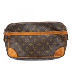 Louis Vuitton Clutch Bag Monogram Compiegne 28 M51845 Brown Women's