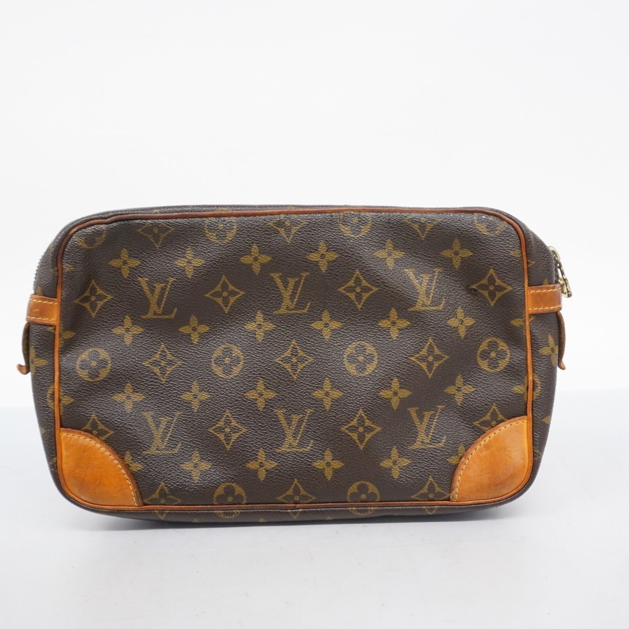 Louis Vuitton Clutch Bag Monogram Compiegne 28 M51845 Brown Women's