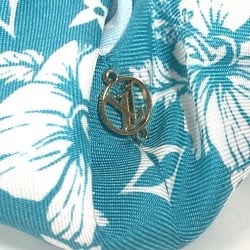 LOUIS VUITTON M79982 Hair Tie Scrunchie Set LV Island 1 Piece Silk Women's Blue