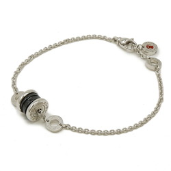 BVLGARI B.zero1 B-zero1 Bzero1 Bracelet Save the Children SV925 Silver Black Ceramic S-M 352650