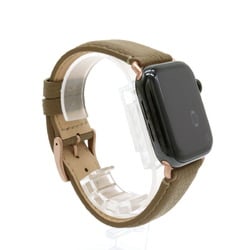 HERMES Apple Watch Series 6 GPS + Cellular Model 40mm SS Leather Strap Rechargeable Smart Wristwatch MJ403J/A