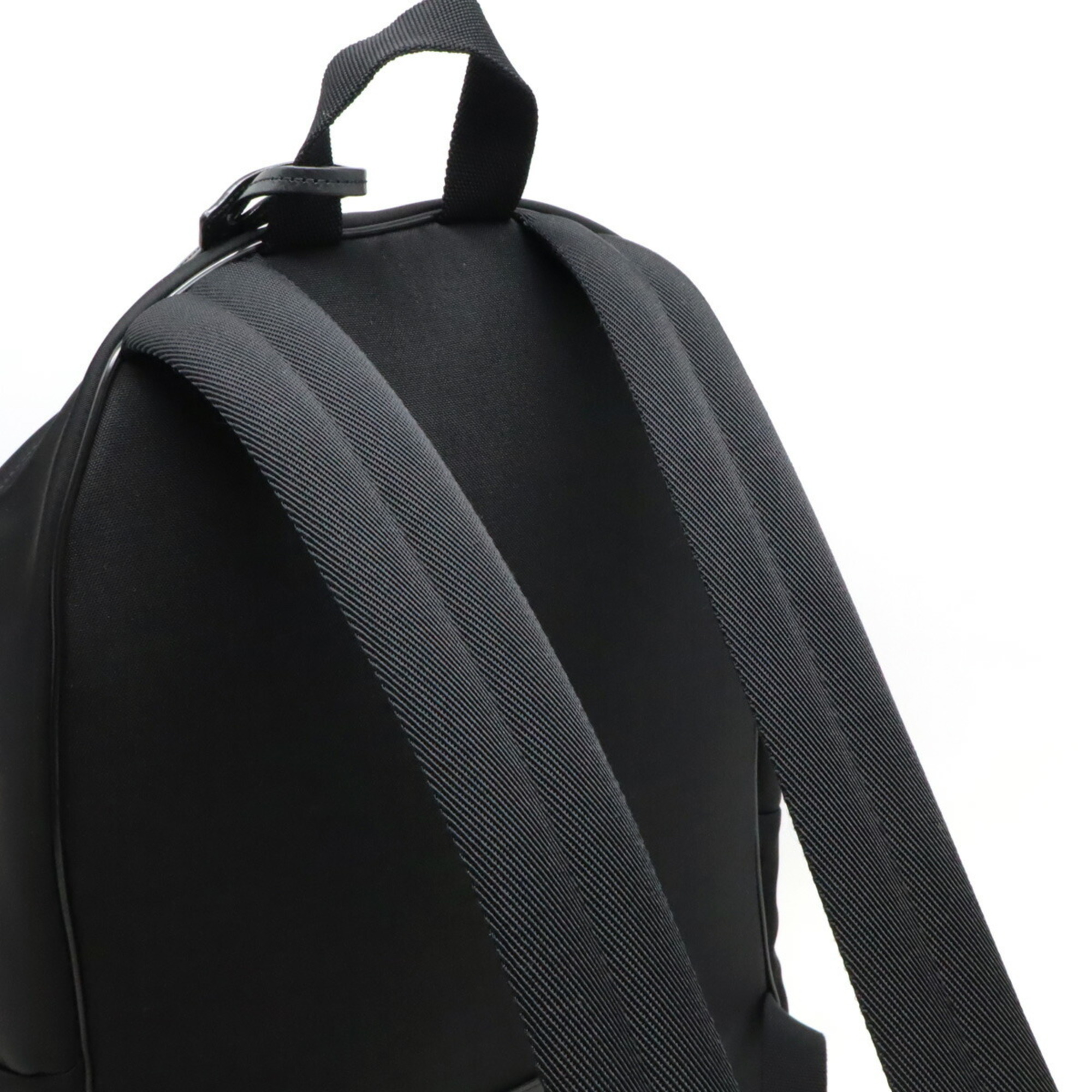 SAINT LAURENT PARIS YSL Yves Saint Laurent City Backpack Rucksack Nylon Leather Black 534967