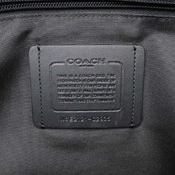 COACH Signature Graham Backpack Rucksack PVC Leather Black Dark Grey C2935