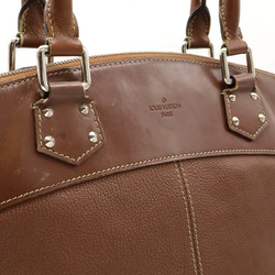 LOUIS VUITTON Louis Vuitton Suhali Lockit GM Tote Bag Shoulder Leather Sienne Brown M91864