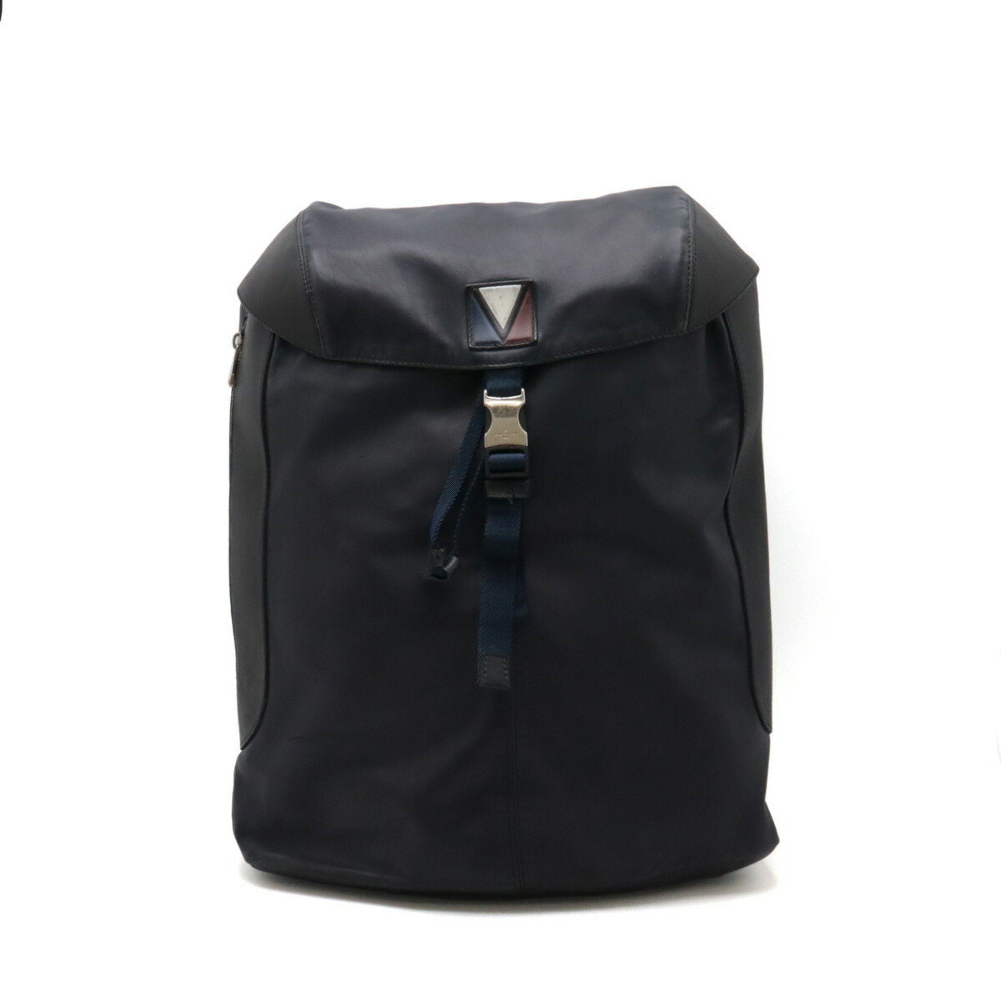 LOUIS VUITTON Louis Vuitton Gaston V V-Line Pulse Backpack Leather Navy M51106