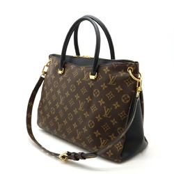 LOUIS VUITTON Louis Vuitton Monogram Pallas Handbag Tote Bag Shoulder Noir Black M42756