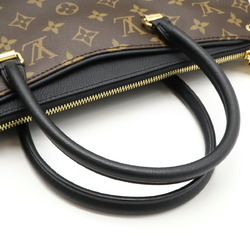 LOUIS VUITTON Louis Vuitton Monogram Pallas Handbag Tote Bag Shoulder Noir Black M42756