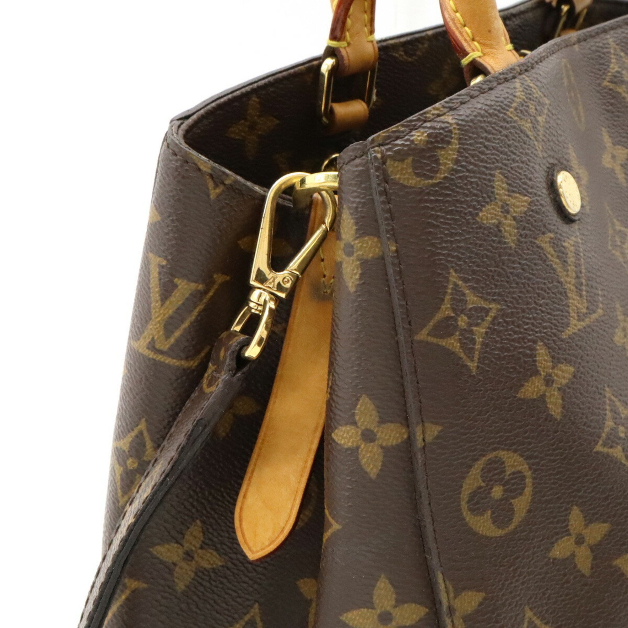 LOUIS VUITTON Louis Vuitton Monogram Montaigne MM Handbag Shoulder Bag M41056