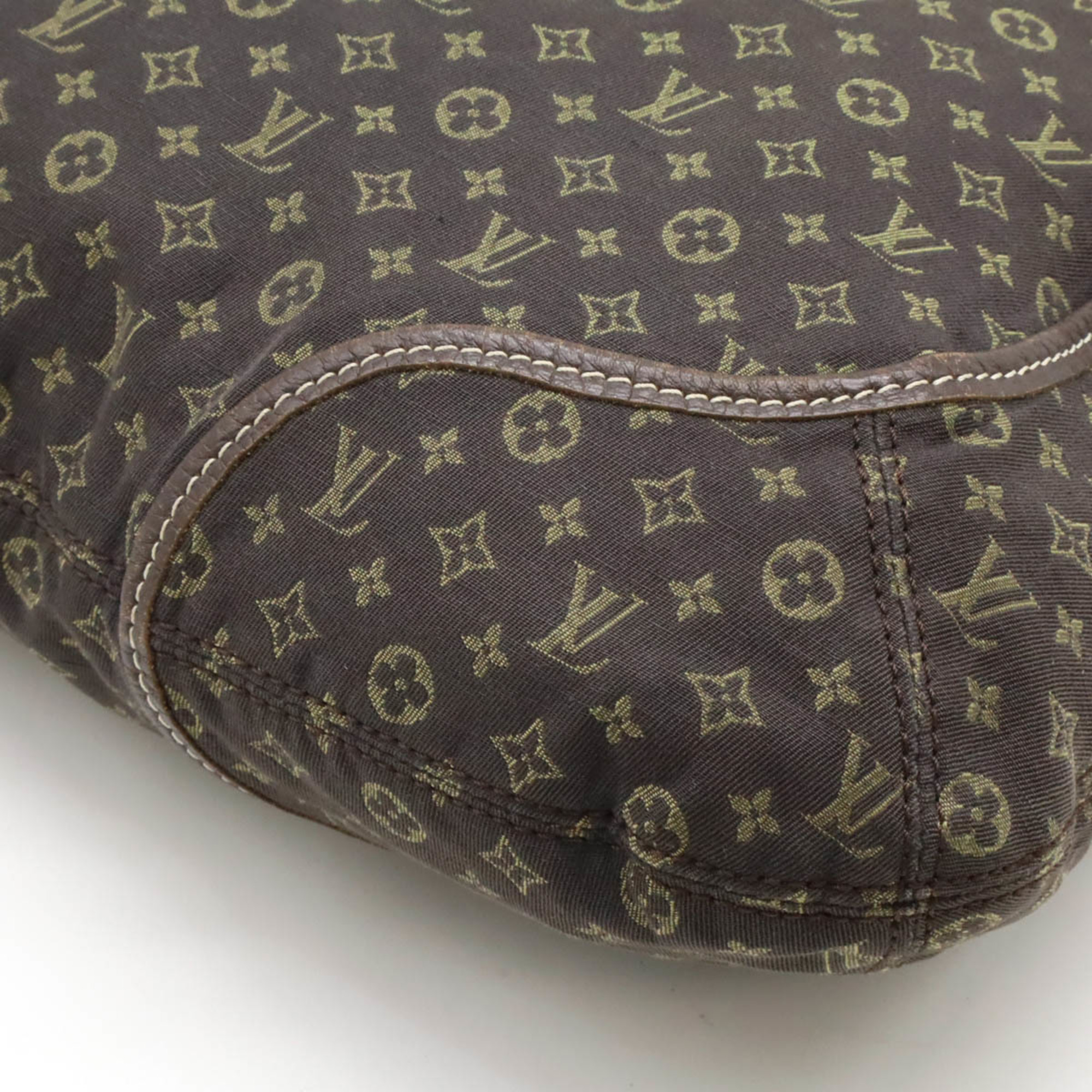 LOUIS VUITTON Louis Vuitton Monogram Run Besas Anjou Tote Bag Shoulder Canvas Ebene M95617