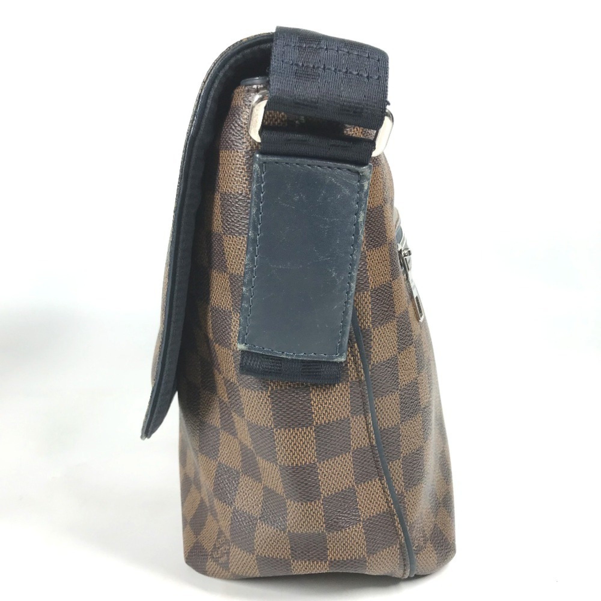 LOUIS VUITTON N41254 Damier Flap Sprinter MM Bag Shoulder Canvas Men's Women's Ebene Brown