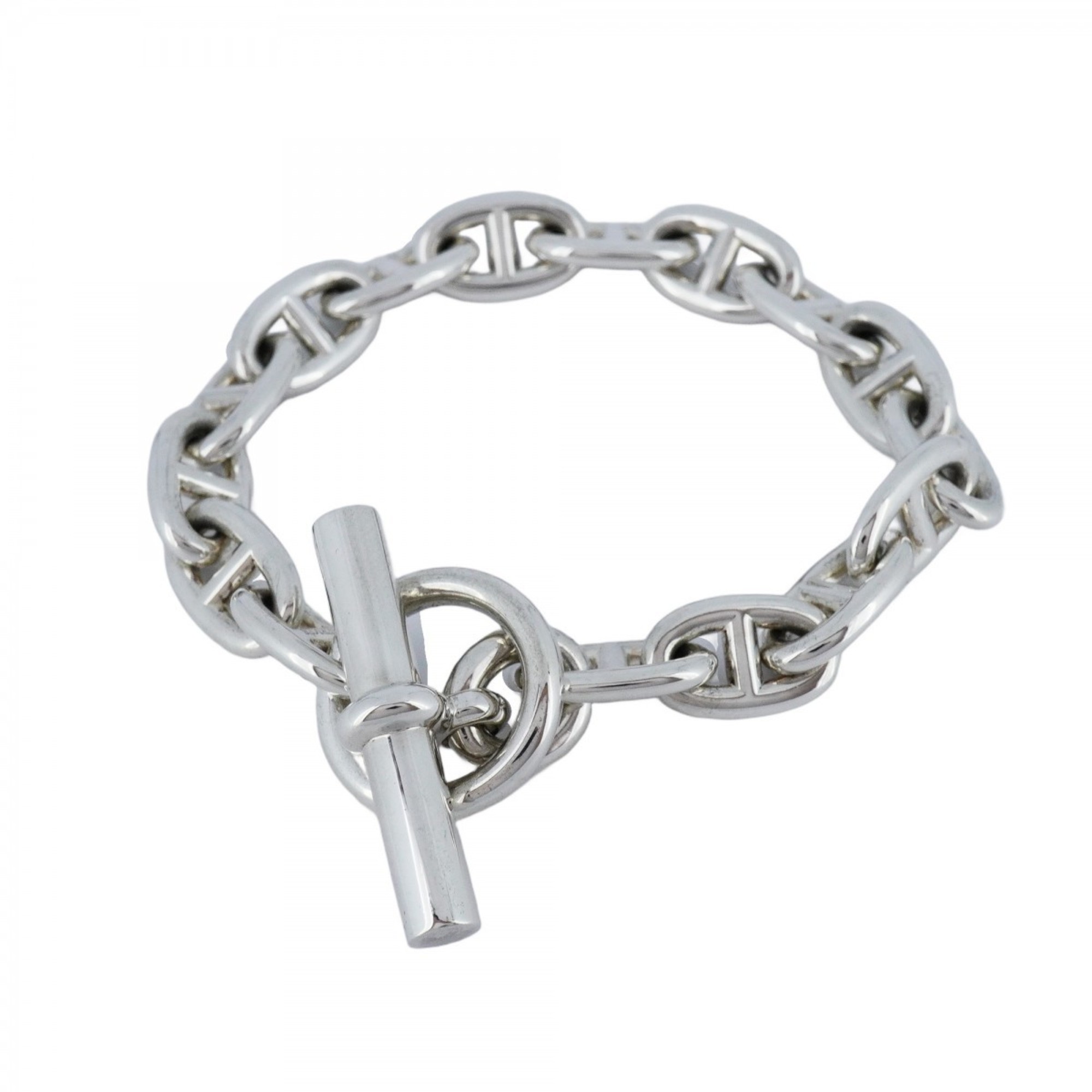 Hermes Bracelet Chaine d'Ancre Silver 925 for Men and Women