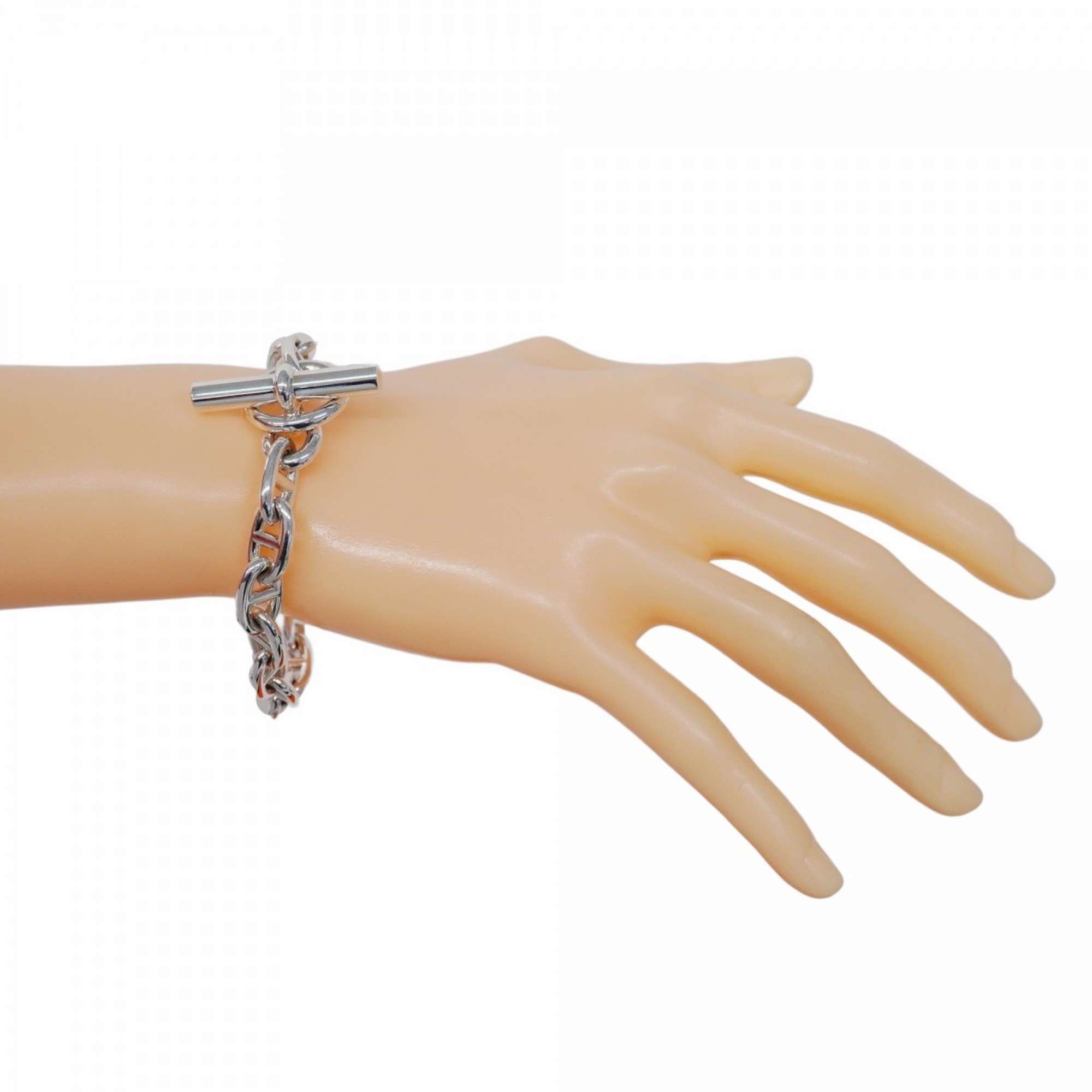 Hermes Bracelet Chaine d'Ancre Silver 925 for Men and Women