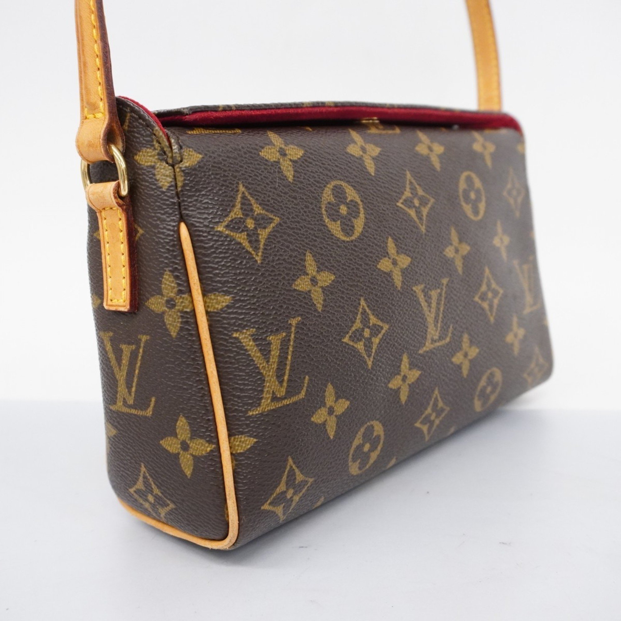 Louis Vuitton Handbag Monogram Recital M51900 Brown Ladies