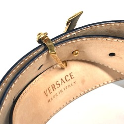 VERSACE Versace V Greca Belt Leather Women's Black