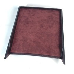 LOUIS VUITTON Louis Vuitton Taiga Tray Drawer Leather Men's Acajou Red