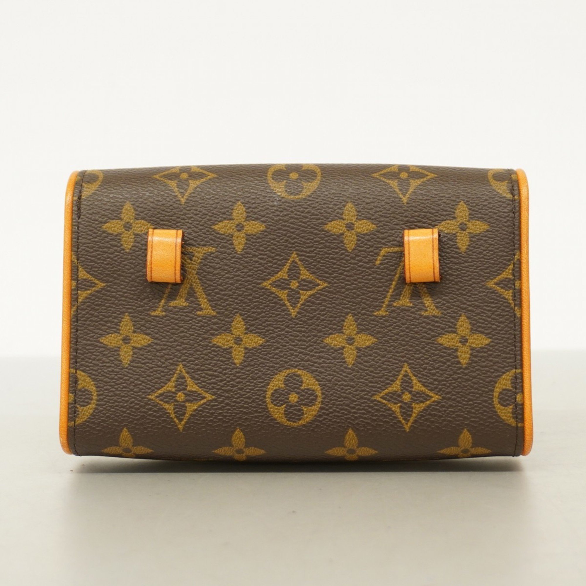 Louis Vuitton Waist Bag Monogram Pochette Florentine M51855 Brown Women's