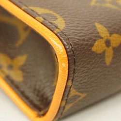 Louis Vuitton Waist Bag Monogram Pochette Florentine M51855 Brown Women's